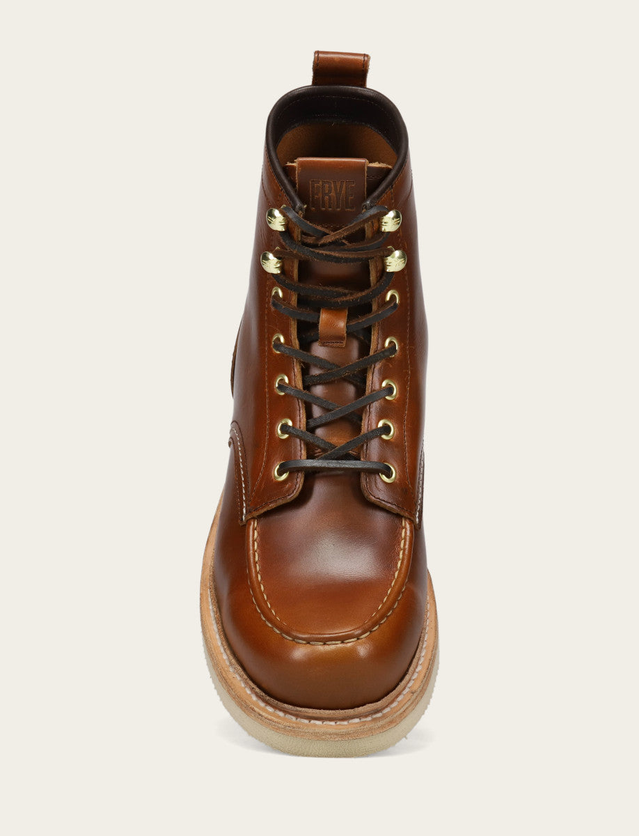 Frye Classic | Men's Saddle Hudson Workboot Wedge Lace Ups