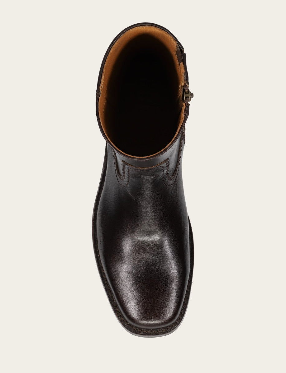 Frye Best Price | Men's Bourbon Campus Inside Zip Boot