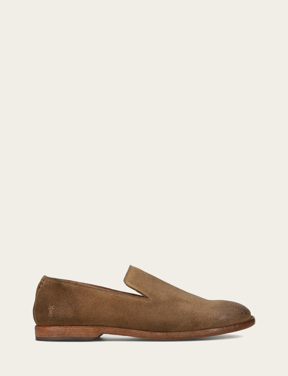 Frye Smart Buy | Men's Ash Waxed Suede Chris Venetian Loafers