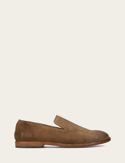 Frye Smart Buy | Men's Ash Waxed Suede Chris Venetian Loafers