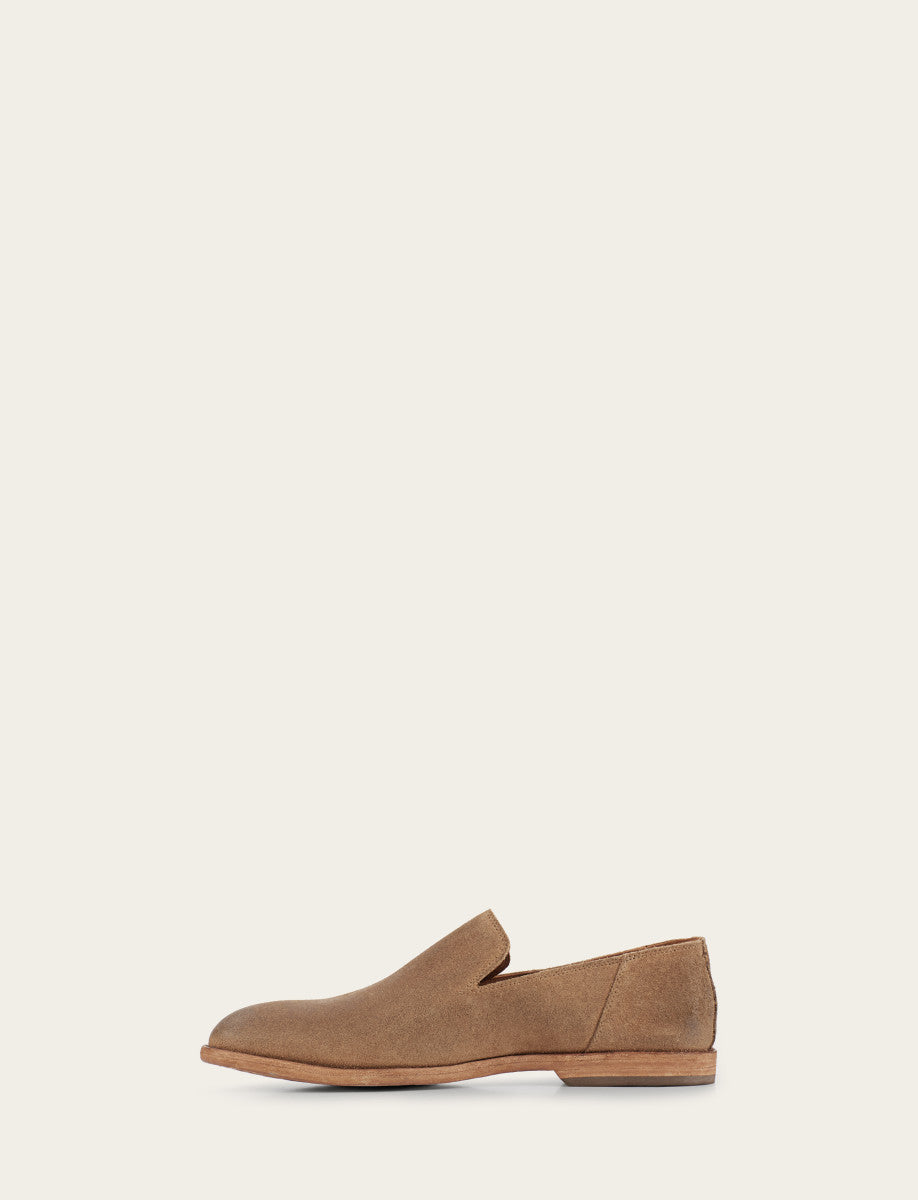 Frye Smart Buy | Men's Ash Waxed Suede Chris Venetian Loafers