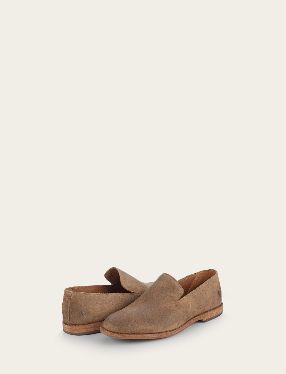 Frye Smart Buy | Men's Ash Waxed Suede Chris Venetian Loafers