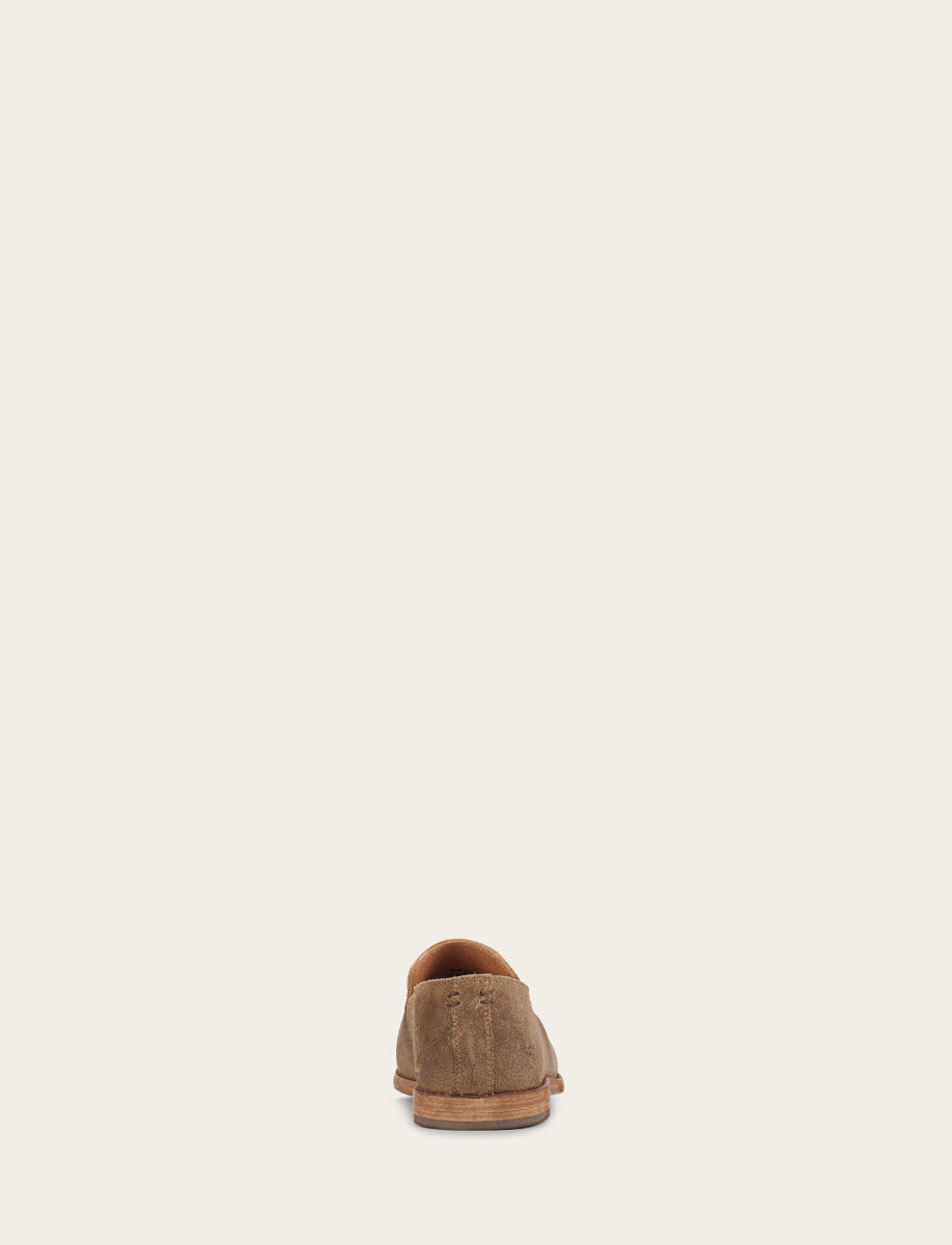 Frye Smart Buy | Men's Ash Waxed Suede Chris Venetian Loafers