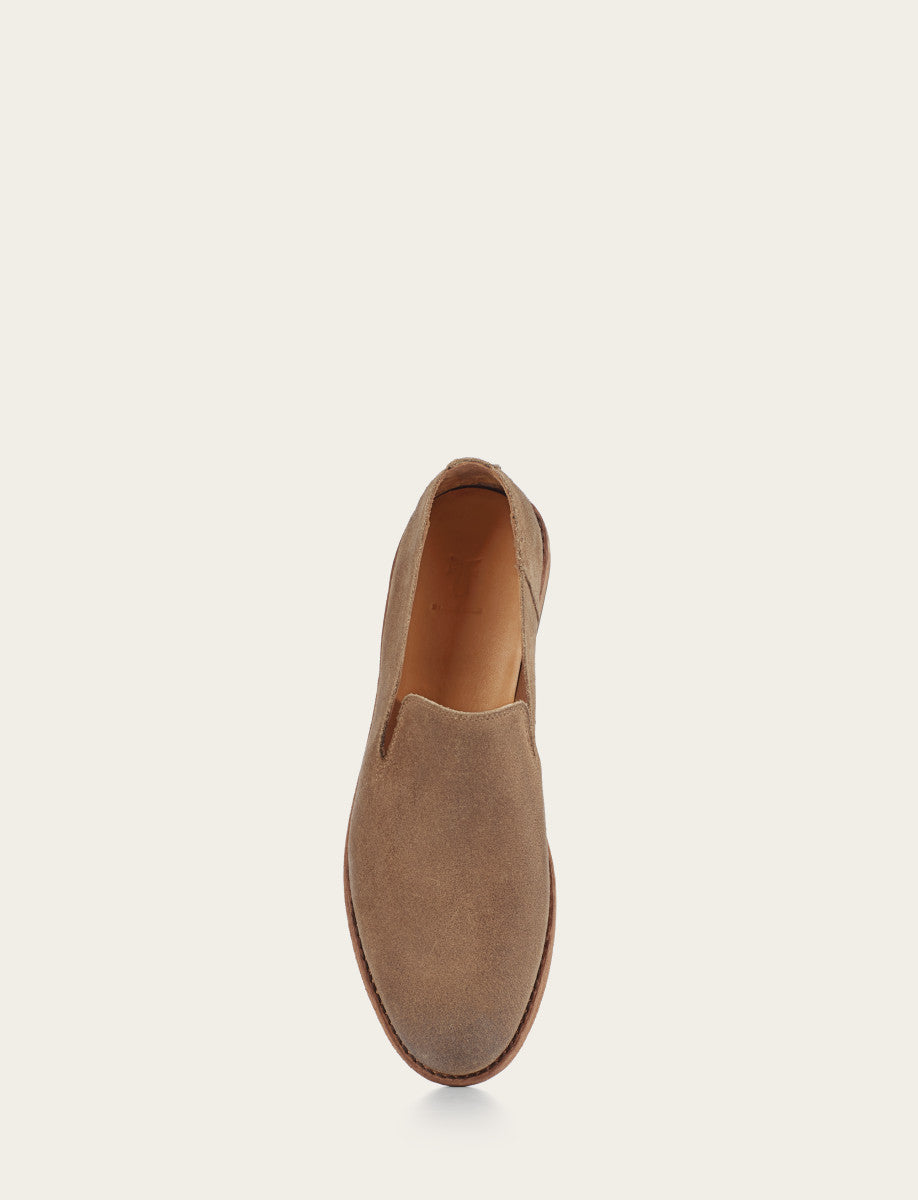 Frye Smart Buy | Men's Ash Waxed Suede Chris Venetian Loafers