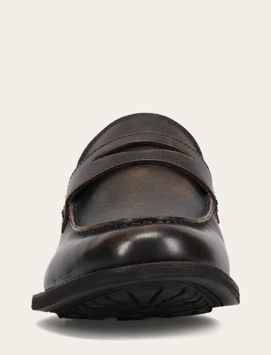 Frye Trusted | Men's Brown Brush Off Tyler Flex Penny Loafer