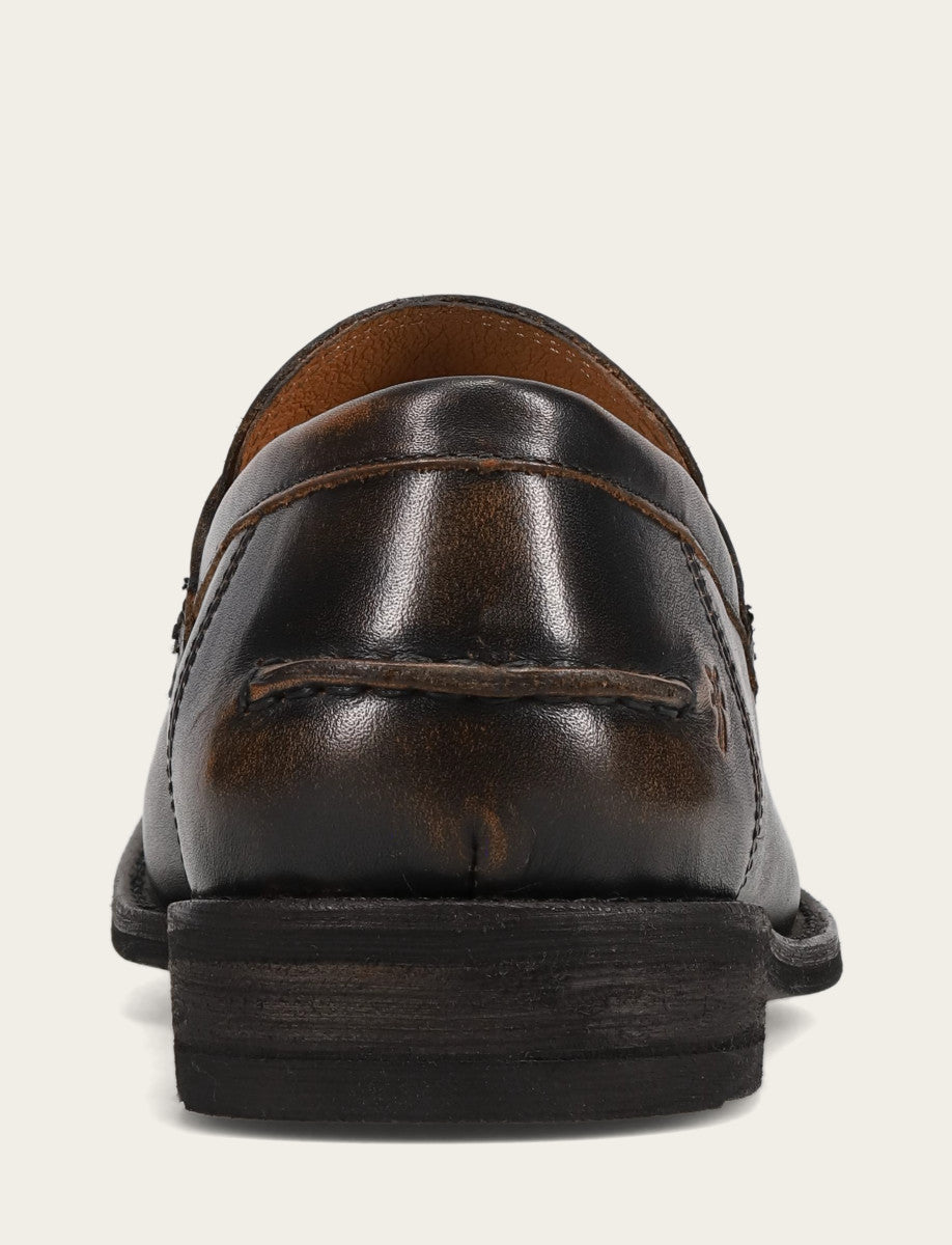Frye Trusted | Men's Brown Brush Off Tyler Flex Penny Loafer