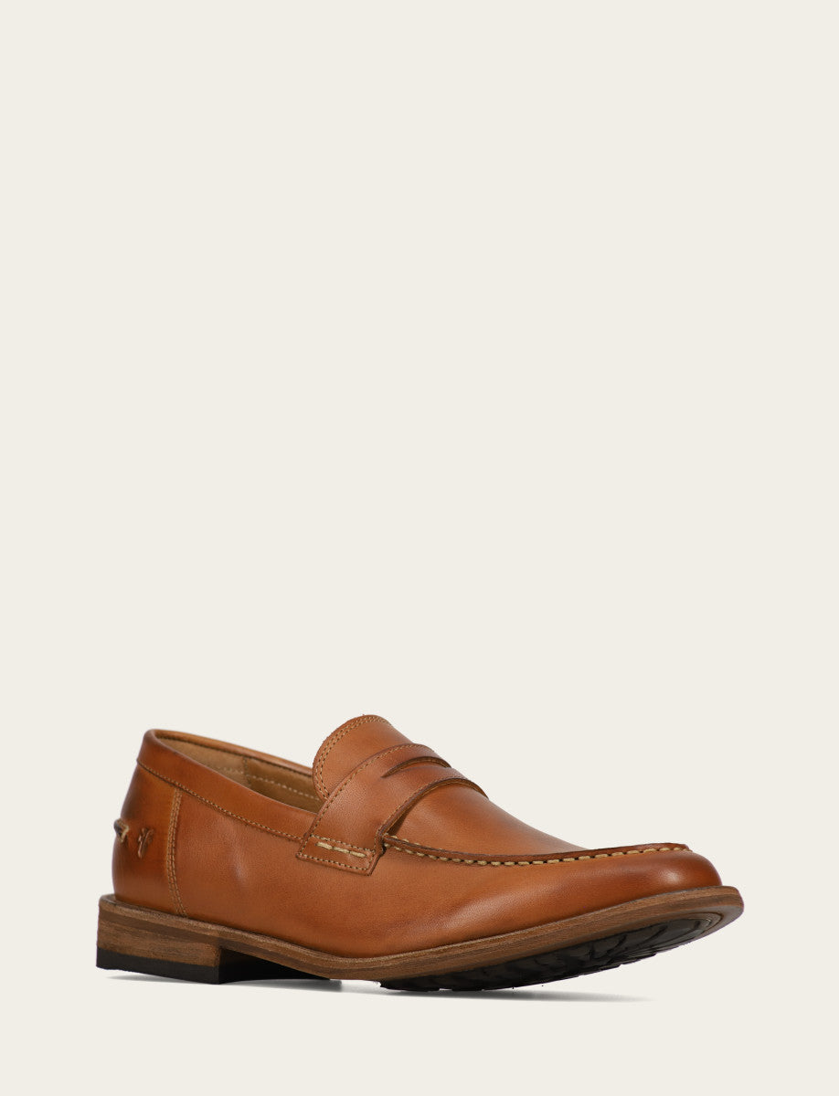 Frye Top Pick | Men's Caramel Tyler Flex Penny Loafers