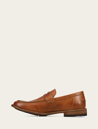 Frye Top Pick | Men's Caramel Tyler Flex Penny Loafers