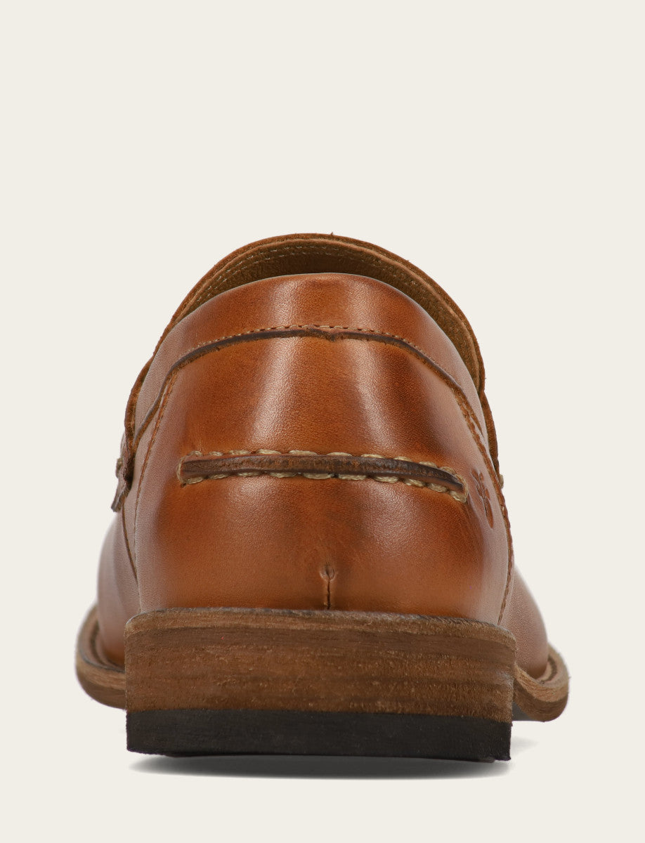 Frye Top Pick | Men's Caramel Tyler Flex Penny Loafers