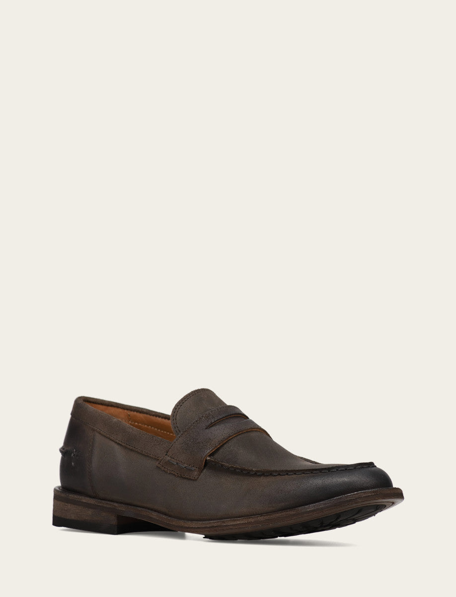 Frye Customer Favorite | Men's Chocolate Tyler Flex Penny Loafers