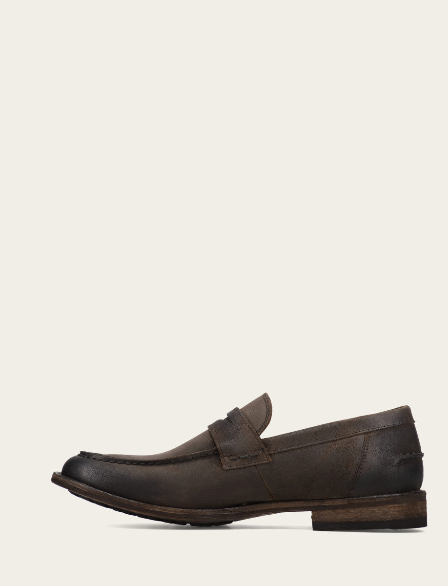 Frye Customer Favorite | Men's Chocolate Tyler Flex Penny Loafers