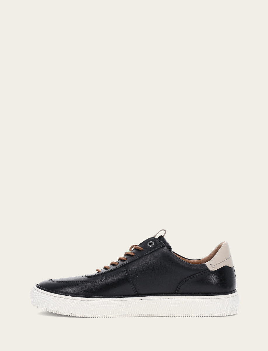 Frye Hot Sale | Men's Black Astor Low Lace Court Sneakers