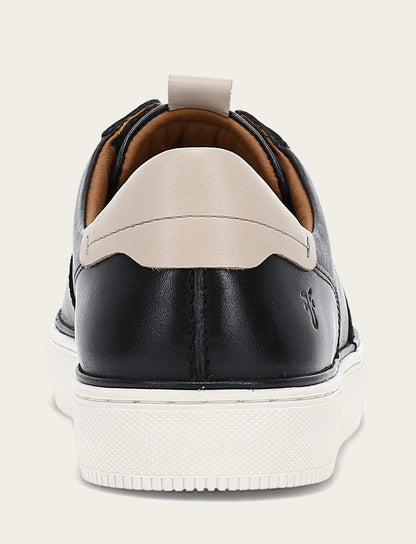 Frye Hot Sale | Men's Black Astor Low Lace Court Sneakers