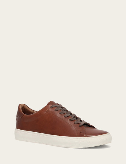 Frye Recommended | Men's Caramel Astor Low Lace Slip On Sneakers
