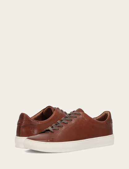Frye Recommended | Men's Caramel Astor Low Lace Slip On Sneakers
