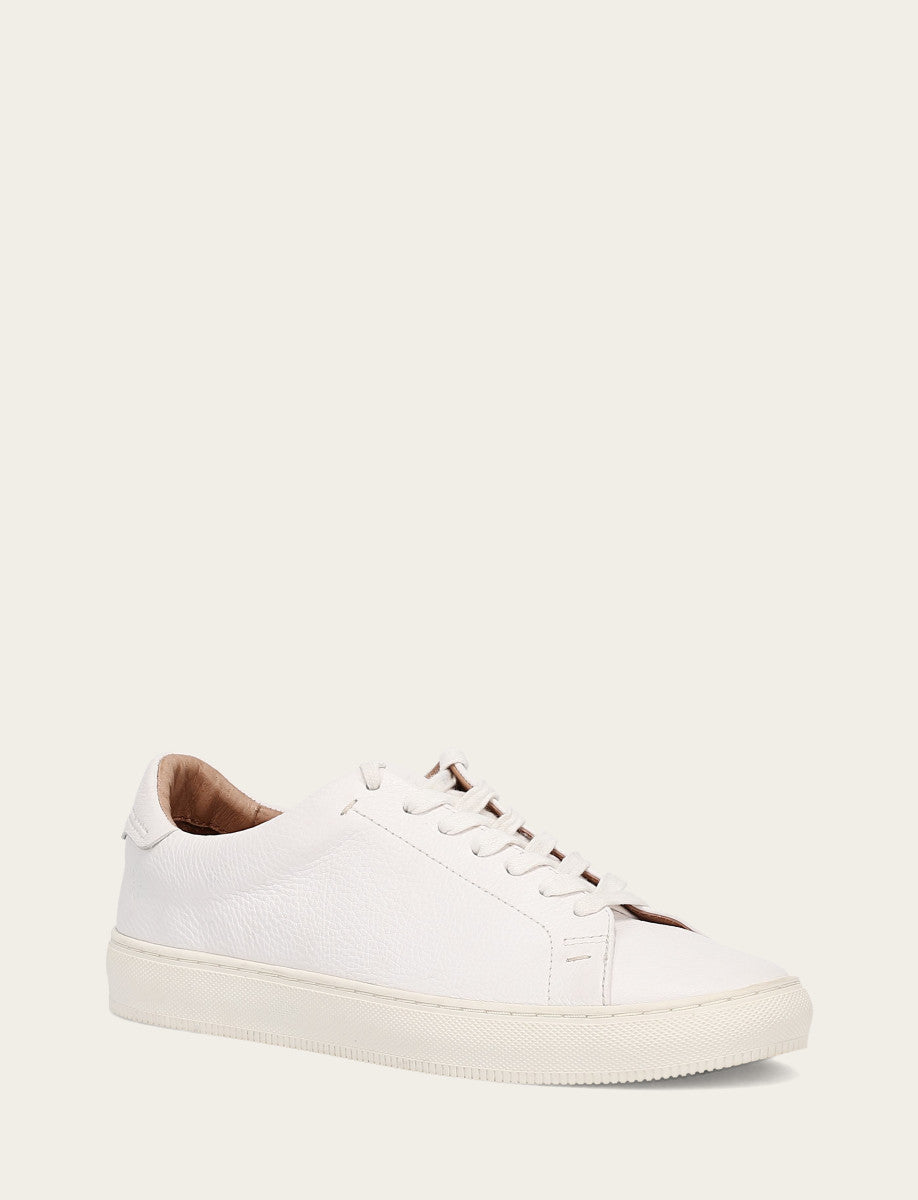 Frye Essential | Men's White Astor Low Lace Slip On Sneakers