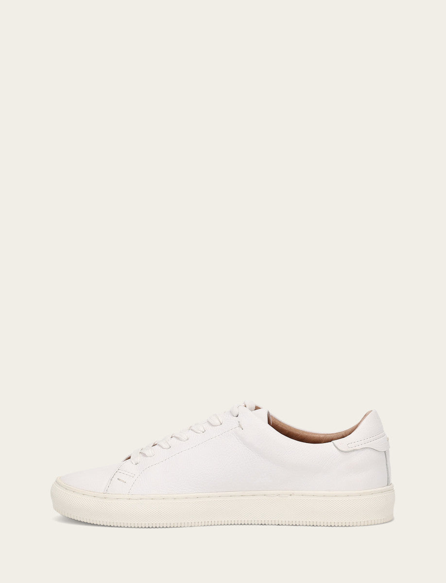 Frye Essential | Men's White Astor Low Lace Slip On Sneakers