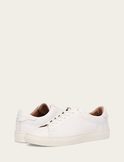 Frye Essential | Men's White Astor Low Lace Slip On Sneakers
