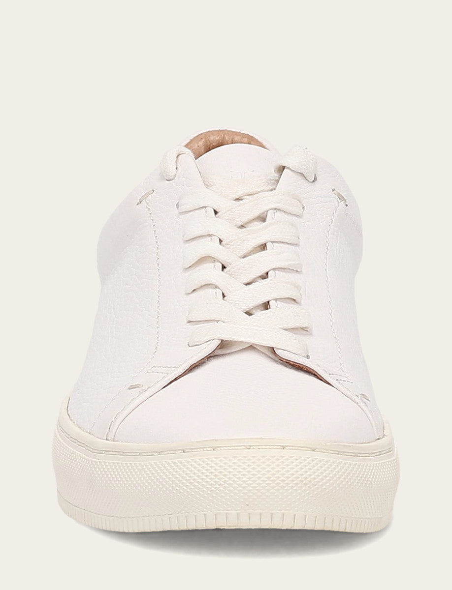 Frye Essential | Men's White Astor Low Lace Slip On Sneakers