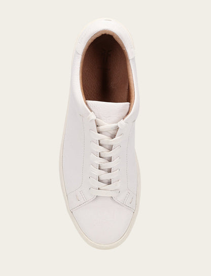 Frye Essential | Men's White Astor Low Lace Slip On Sneakers
