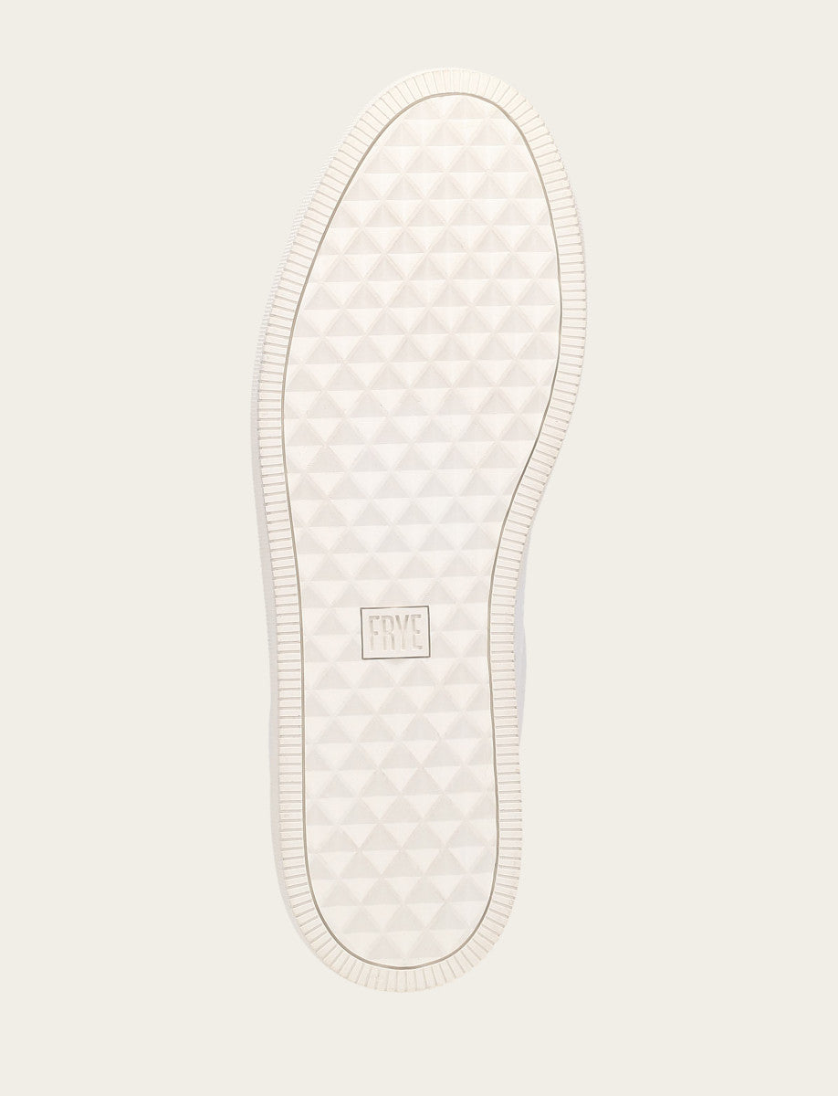 Frye Essential | Men's White Astor Low Lace Slip On Sneakers