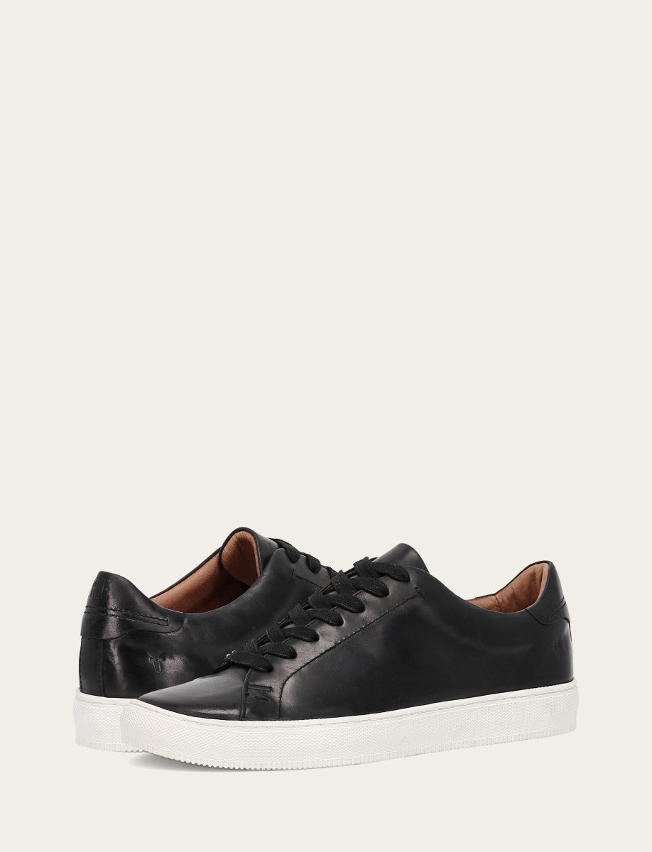 Frye Special Offer | Men's Black Astor Low Lace Slip On Sneakers