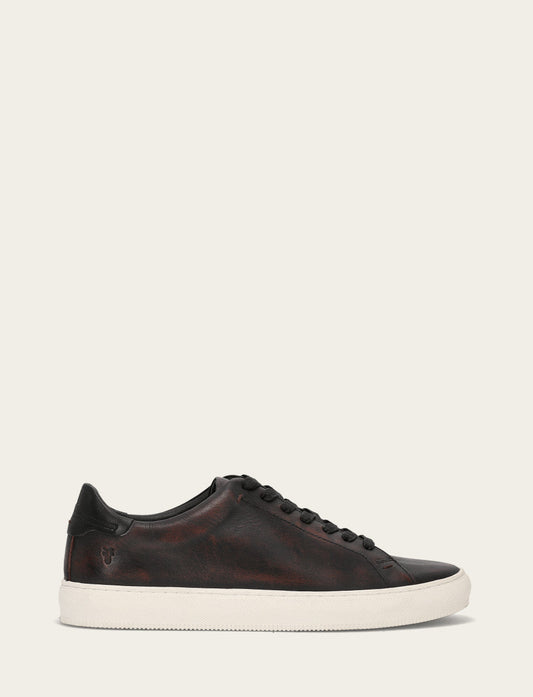 Frye Smart Buy | Men's Antiqued Black Astor Low Lace Slip On Sneakers
