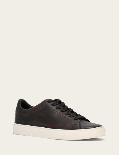 Frye Smart Buy | Men's Antiqued Black Astor Low Lace Slip On Sneakers