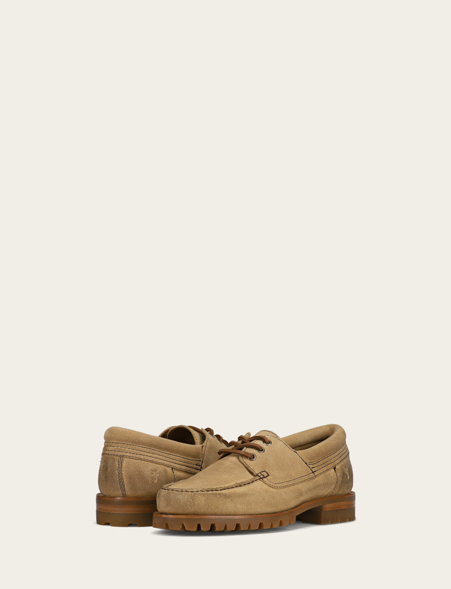 Frye Classic | Men's Desert Hudson Campmoc Lug Loafers