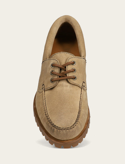Frye Classic | Men's Desert Hudson Campmoc Lug Loafers