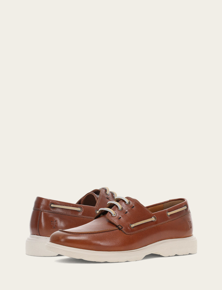 Frye Smart Buy | Men's Caramel Connor Boat Shoe