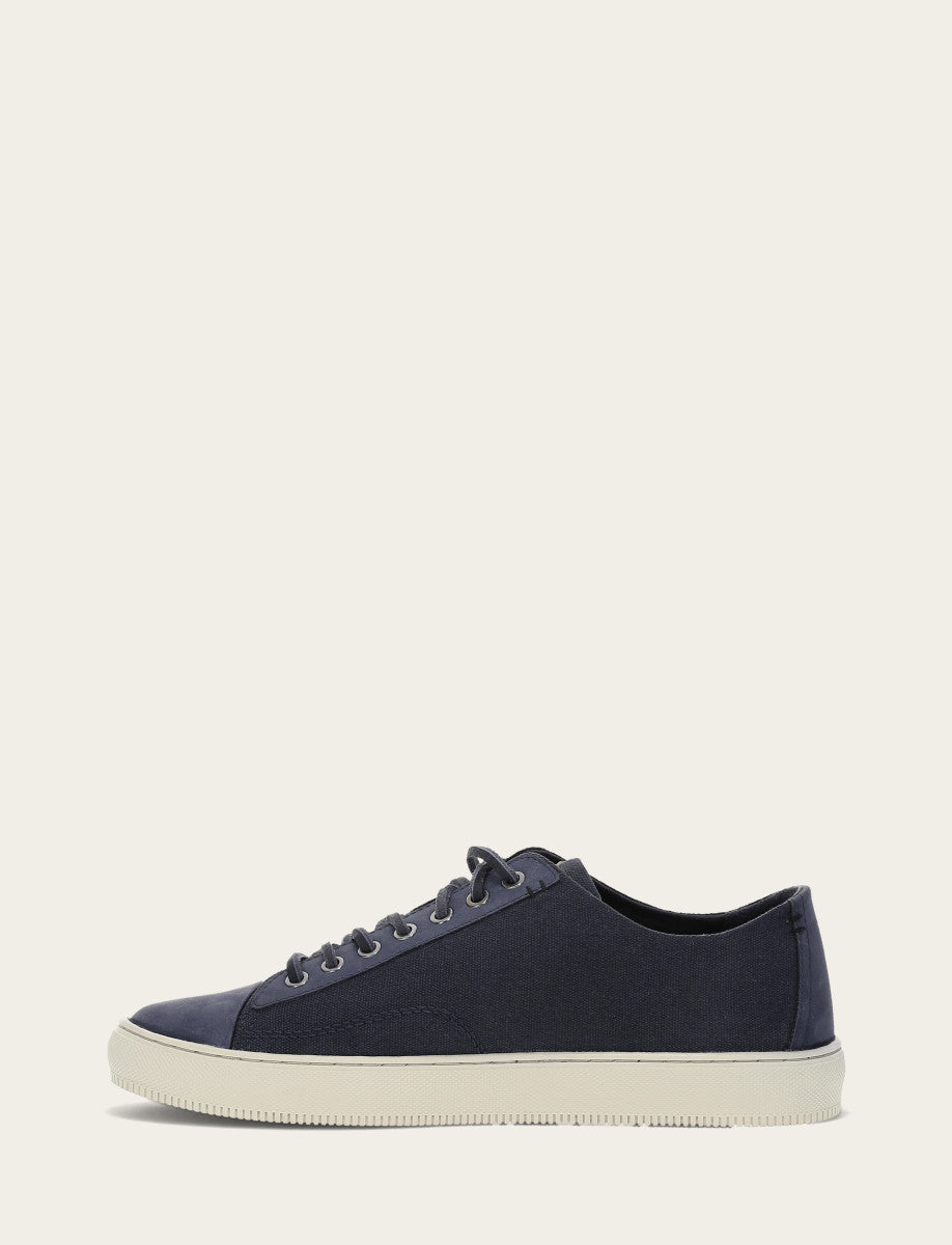 Frye Top Pick | Men's Indigo Astor Cap Toe Low Lace Sneakers