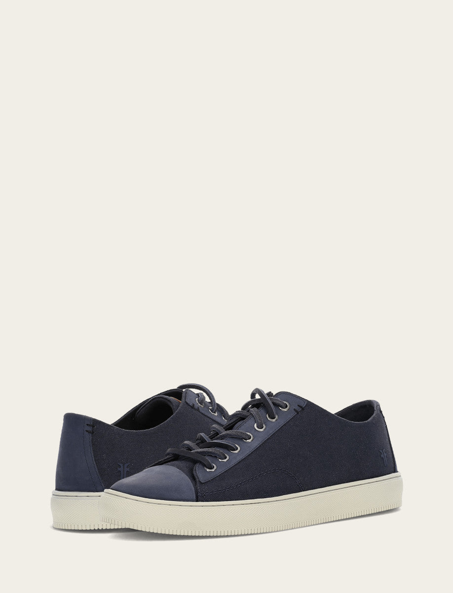 Frye Top Pick | Men's Indigo Astor Cap Toe Low Lace Sneakers