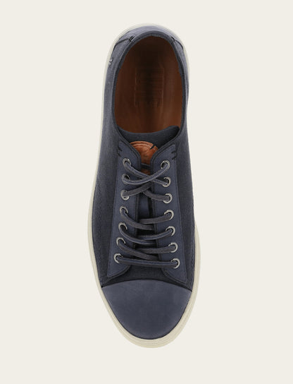 Frye Top Pick | Men's Indigo Astor Cap Toe Low Lace Sneakers