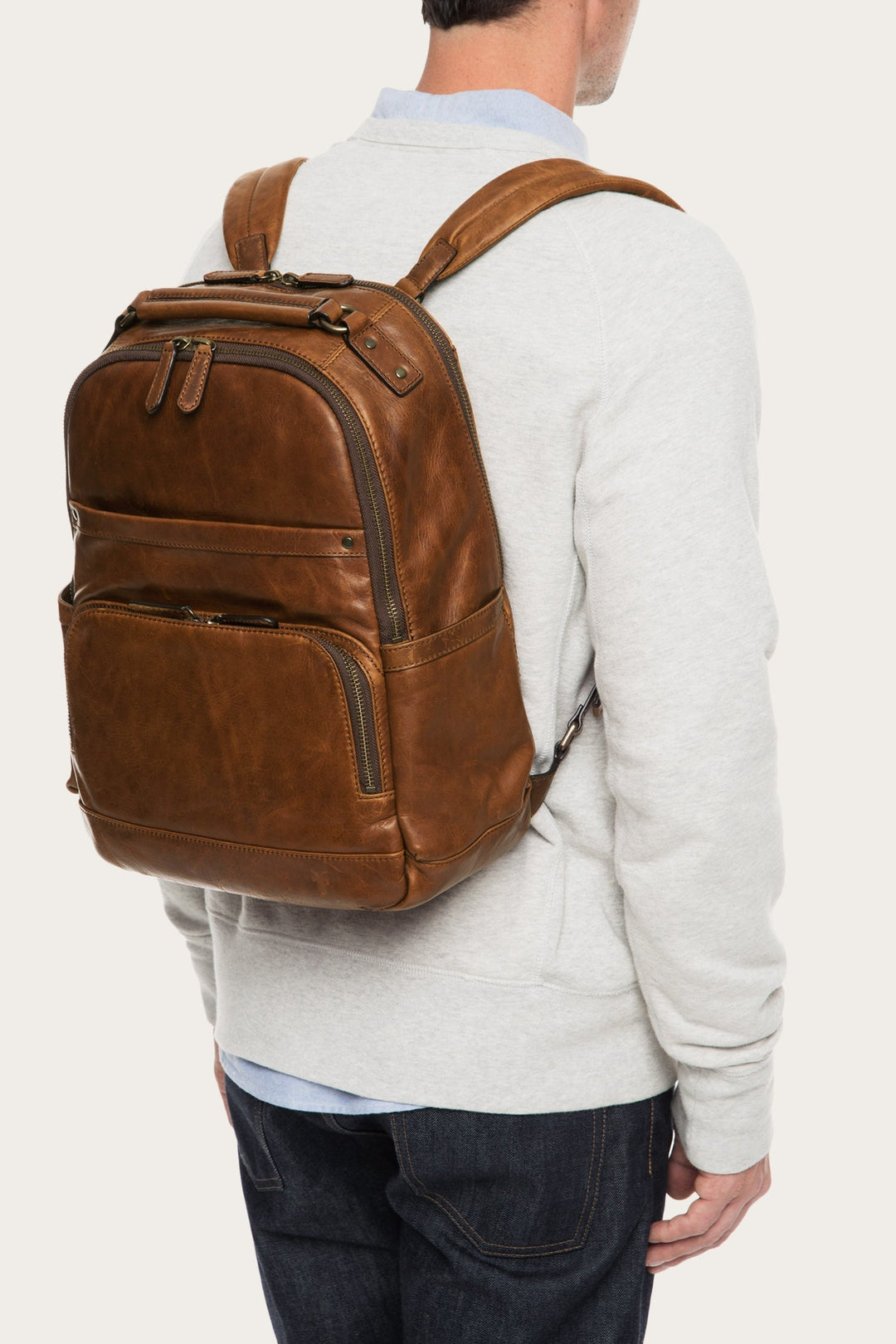 Frye Best Price | Logan Cognac Backpack