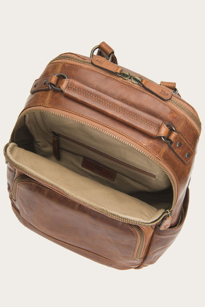 Frye Best Price | Logan Cognac Backpack