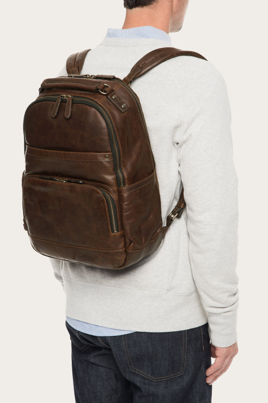Frye Smart Buy | Logan Dark Brown Backpack