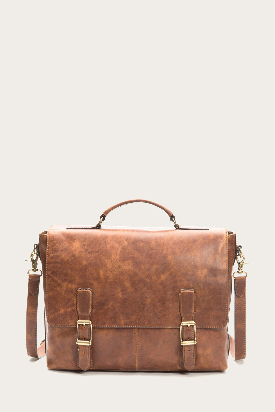 Frye Top Pick | Logan Cognac Top Handle
