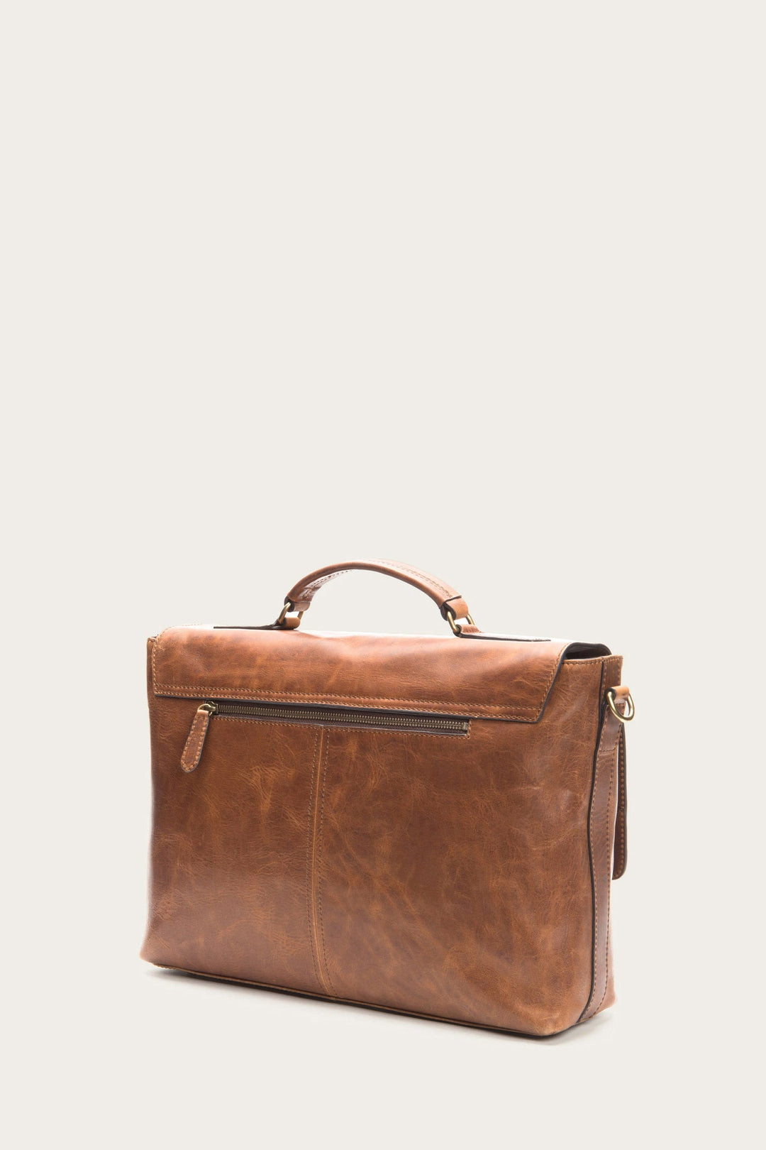 Frye Top Pick | Logan Cognac Top Handle