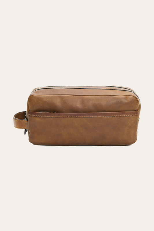 Frye Customer Favorite | Logan Large Travel Dopp in Dark Brown