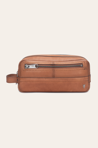 Frye Special Offer | Nash Cognac Dopp Kit