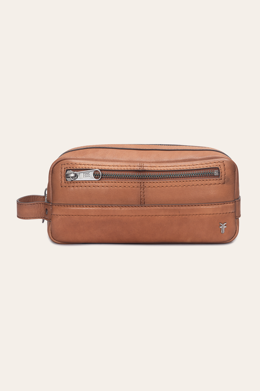 Frye Special Offer | Nash Cognac Dopp Kit