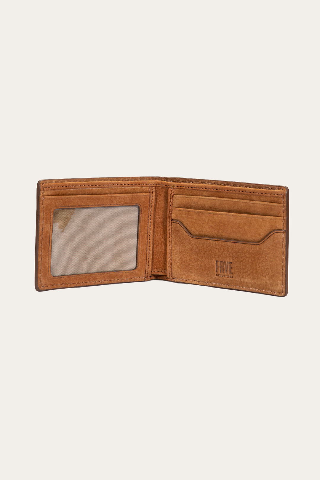Frye Great Value | Logan Nubuck Cognac Money Clip Card Case