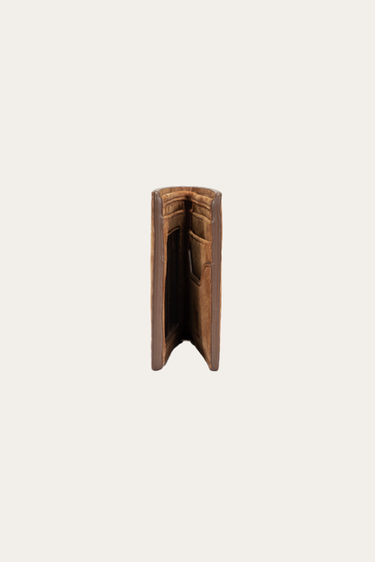 Frye Great Value | Logan Nubuck Cognac Money Clip Card Case