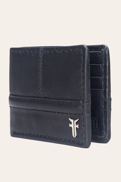 Frye Special Offer | Nash Black Bifold With Foldout Cc