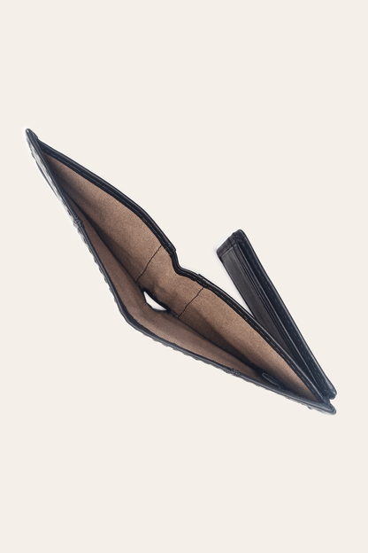 Frye Special Offer | Nash Black Bifold With Foldout Cc