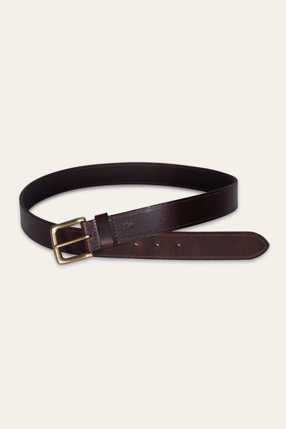 Frye Classic | Men’s Brown 35mm Pull Up Leather Belt