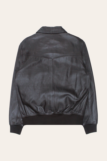 Frye Trending | Men’s Dark Brown Dusty Trucker Leather Jacket