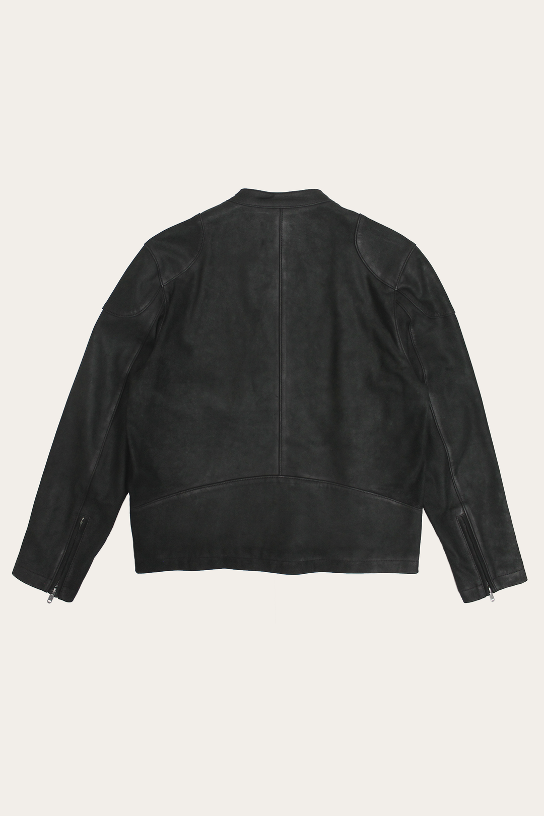 Frye Latest | Men’s Black Gannon Lamb Leather Racer Jacket
