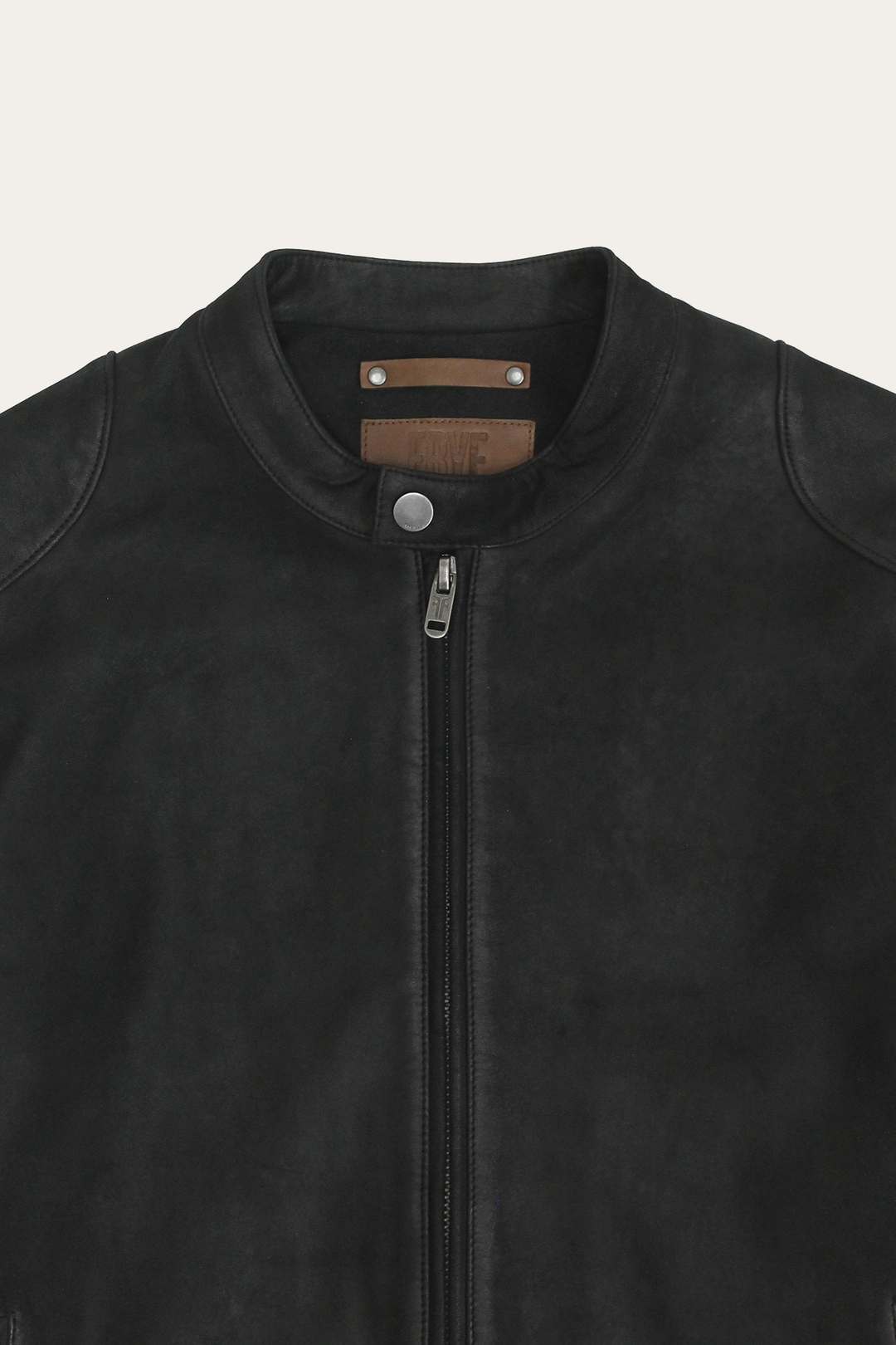 Frye Latest | Men’s Black Gannon Lamb Leather Racer Jacket